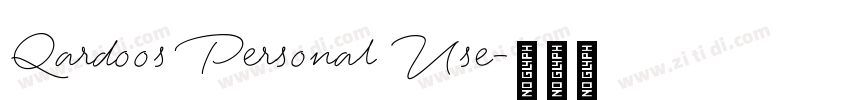 Qardoos Personal Use字体转换